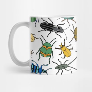Beetles Pattern Mug